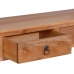 Mesa consola de madera maciza de caoba 120x30x75 cm