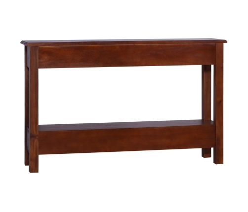 Mesa consola clásica de madera maciza caoba marrón 120x30x75cm