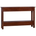 Mesa consola clásica de madera maciza caoba marrón 120x30x75cm