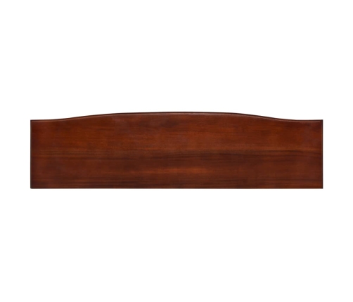 Mesa consola clásica de madera maciza caoba marrón 120x30x75cm