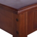 Mesa consola clásica de madera maciza caoba marrón 120x30x75cm