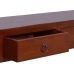 Mesa consola clásica de madera maciza caoba marrón 120x30x75cm