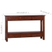 Mesa consola clásica de madera maciza caoba marrón 120x30x75cm