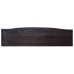 Mesa consola de madera maciza caoba negro café 120x30x75 cm