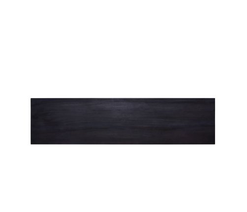 Mesa consola de madera maciza de caoba negra 120x30x75 cm