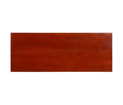 Mesa consola clásica de madera maciza caoba marrón 90x30x75cm