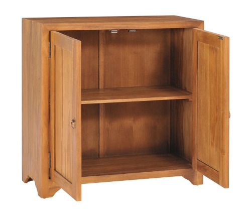 Armario de madera maciza de teca 70x30x70 cm