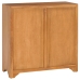 Armario de madera maciza de teca 70x30x70 cm