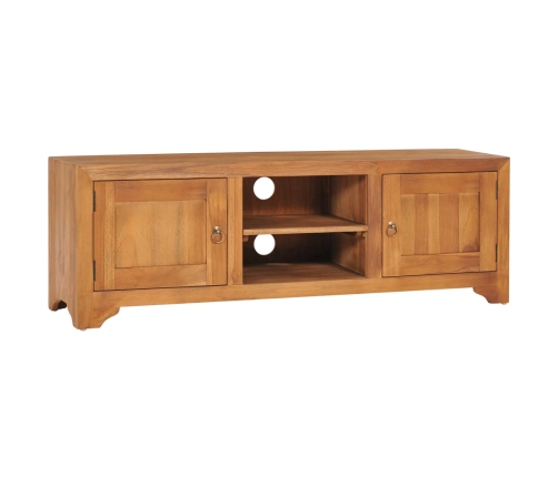 Mueble para la TV madera de teca maciza 115x30x40 cm