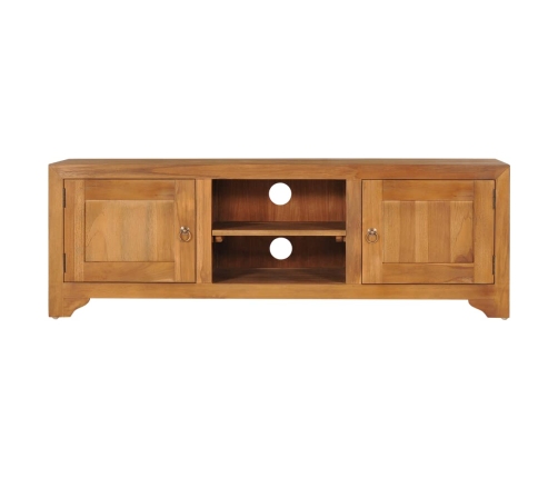 Mueble para la TV madera de teca maciza 115x30x40 cm