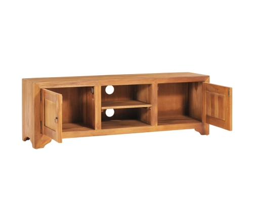 Mueble para la TV madera de teca maciza 115x30x40 cm