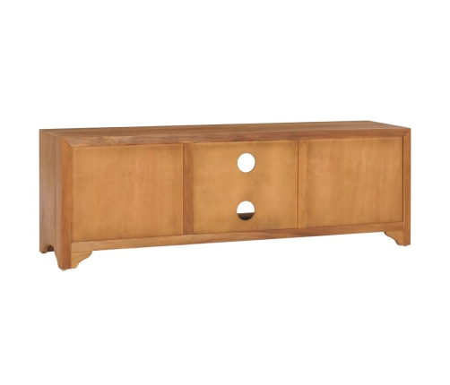 Mueble para la TV madera de teca maciza 115x30x40 cm