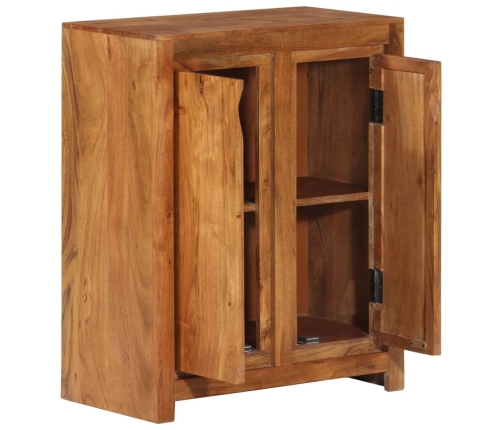 Aparador de madera maciza 60x33x75 cm