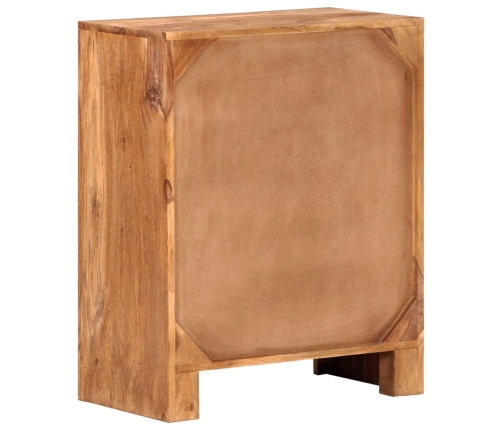 Aparador de madera maciza 60x33x75 cm