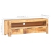 Mueble para TV de madera maciza de mango rugosa 119x30x41 cm