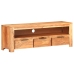 Mueble para TV de madera maciza de acacia 119x30x41 cm