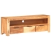 Mueble para TV de madera maciza de acacia 119x30x41 cm