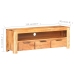 Mueble para TV de madera maciza de acacia 119x30x41 cm