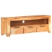 Mueble para TV de madera maciza de acacia 119x30x41 cm