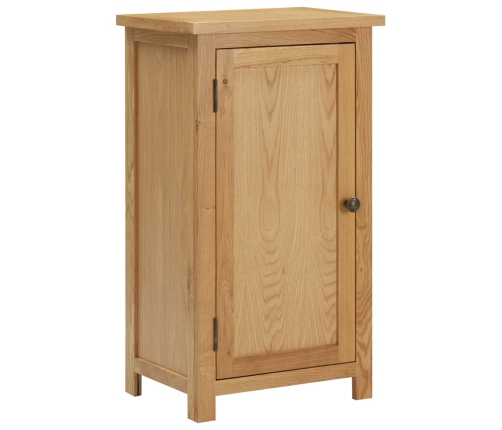 Aparador de madera de roble maciza 45x32x85 cm