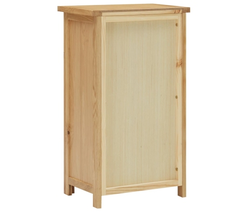 Aparador de madera de roble maciza 45x32x85 cm