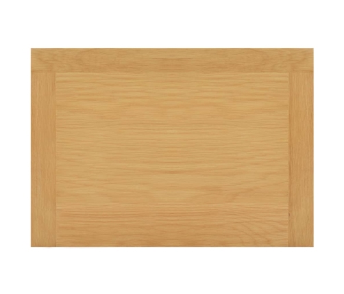 Aparador de madera de roble maciza 45x32x85 cm