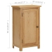 Aparador de madera de roble maciza 45x32x85 cm