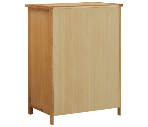 Armario de madera maciza de roble 76x52x105 cm