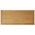 Mueble botellero de madera maciza de roble 80x32x80 cm