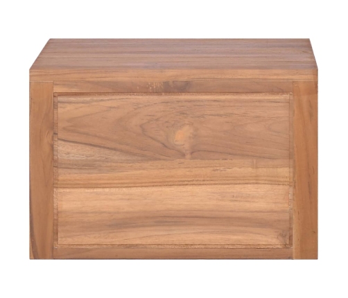 Mueble de baño de pared madera maciza de teca 45x45x30 cm