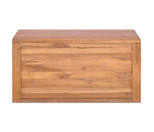 Mueble de baño de pared madera maciza de teca 60x45x30 cm