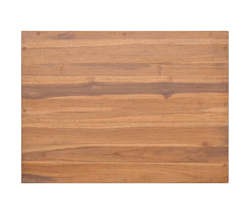 Mueble de baño de pared madera maciza de teca 60x45x30 cm