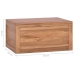 Mueble de baño de pared madera maciza de teca 60x45x30 cm