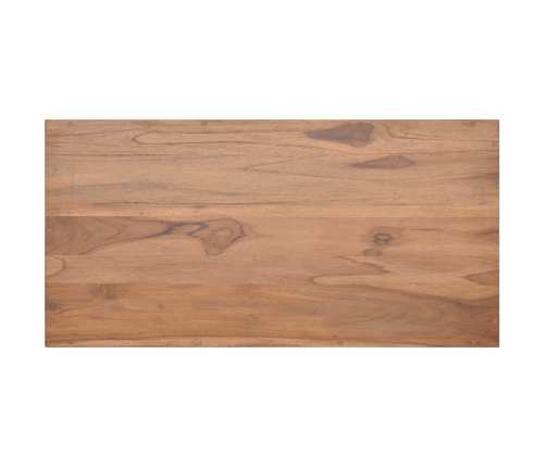 Mueble de baño de pared madera maciza de teca 90x45x30 cm