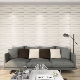 Paneles de pared 3D 24 unidades 0,5x0,5 m 6 m²