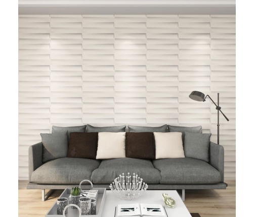 Paneles de pared 3D 24 unidades 0,5x0,5 m 6 m²