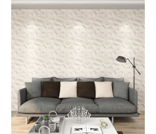 Paneles de pared 3D 24 unidades 0,5x0,5 m 6 m²