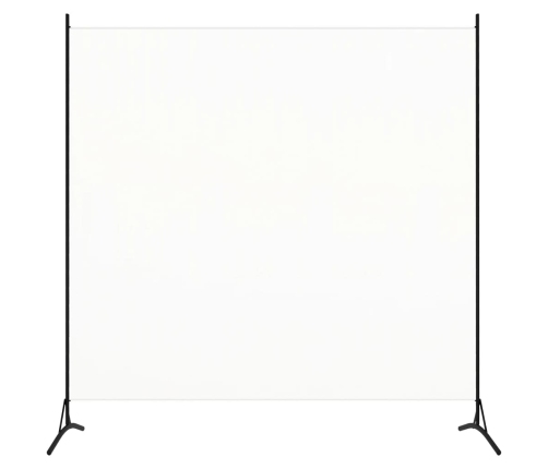 Biombo divisor de tela blanco 175x180 cm