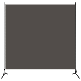 Biombo divisor de 1 panel gris antracita 175x180 cm