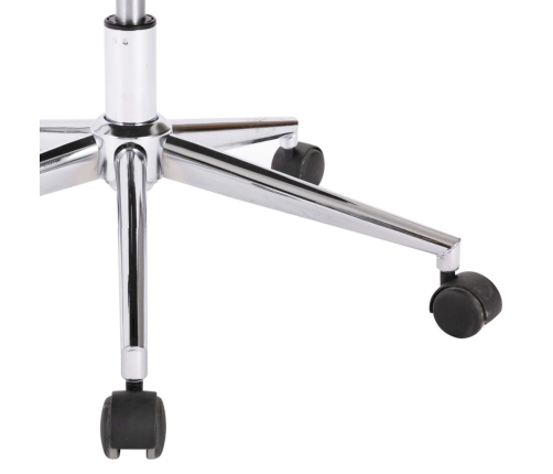 Sillas de comedor giratorias 4 unidades cuero sintético blanco