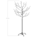 Árbol de Navidad 120 LEDs blanco cálido flores de cerezo 150 cm