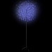 Árbol de Navidad 200 LEDs blanco azul flores de cerezo 180 cm