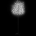 Árbol de Navidad 220 LEDs luz blanca fría flores de cerezo 220 cm