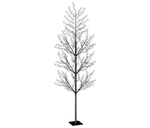 Árbol de Navidad 1200 LED blanco cálido flores de cerezo 400 cm