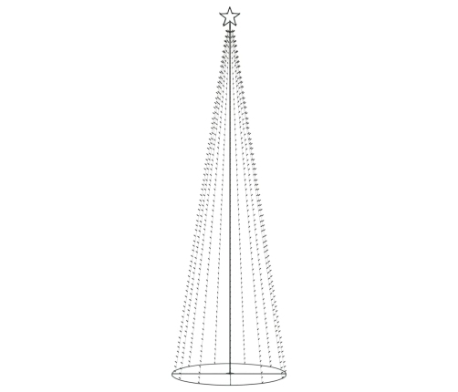 Árbol de Navidad cónico 752 LEDs blanco cálido 160x500 cm