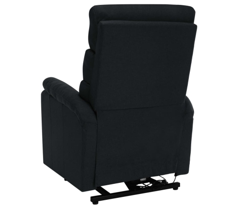 Sillón de masaje elevable tela negro