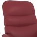 Sillón elevable cuero sintético rojo tinto