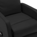 Sillón elevable cuero sintético negro