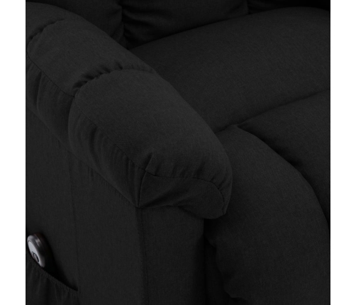 Sillón elevable tela negro