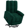 Sillón elevable tela verde oscuro